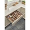 Rev-A-Shelf Drawer Insert, Walnut Veneer, Dark Brown, 21.13 in W, 2.38 in H, 22 in D, 22 in L, Walnut 4WCT-WN-3SH - alternate 2